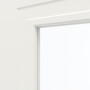 Detailansicht des Lichtausschnitts von Montana 4 LA ClassicLine Weißlack Innentür - Hörmann