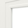 Detailansicht des Lichtausschnitts von Montana 8 LA ClassicLine Weißlack Innentür - Hörmann