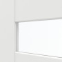 Detailansicht des Lichtausschnitts von Clif 5.4 Weiß matt Schiebetür - Classen
