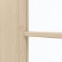 Detailansicht des Lichtausschnitts von GARANT Schiebetür Authentic Sand CePaL mit Lichtausschnitt LA-2 Sprosse SP0