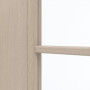 Detailansicht des Lichtausschnitts von GARANT Schiebetür Authentic Akazie GCK08 mit Lichtausschnitt LA-2 Sprosse SP10