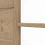 Detailansicht des Lichtausschnitts von GARANT Schiebetür Quer Authentic Risseiche GCK08 mit Lichtausschnitt LA-2 Sprosse SP10