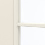 Detailansicht des Lichtausschnitts von GARANT Schiebetür 0140-60 Dawn Resopal mit Lichtausschnitt LA-2 Sprosse SP4