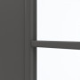 Detailansicht des Lichtausschnitts von GARANT Schiebetür 10622-60 Ebony CePaL mit Lichtausschnitt LA-2 Sprosse SP4