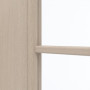 Detailansicht des Lichtausschnitts von GARANT Schiebetür Authentic Akazie GCK08 mit Lichtausschnitt LA-2 Sprosse SP4