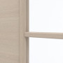 Detailansicht des Lichtausschnitts von GARANT Schiebetür Quer Authentic Akazie GCK08 mit Lichtausschnitt LA-3 Sprosse SP0