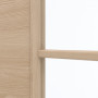Detailansicht des Lichtausschnitts von GARANT Schiebetür Quer Authentic Achat GCK08 mit Lichtausschnitt LA-3 Sprosse SP1
