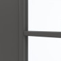 Detailansicht des Lichtausschnitts von GARANT Schiebetür 10622-60 Ebony CePaL mit Lichtausschnitt LA-3 Sprosse SP2