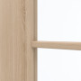 Detailansicht des Lichtausschnitts von GARANT Schiebetür Authentic Achat CePaL mit Lichtausschnitt LA-3 Sprosse SP2