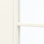 Detailansicht des Lichtausschnitts von GARANT Schiebetür 0105-60 Pearl White CePaL mit Lichtausschnitt LA-3 Sprosse SP4