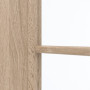 Detailansicht des Lichtausschnitts von GARANT Schiebetür Authentic Eiche CePaL mit Lichtausschnitt LA-3 Sprosse SP4