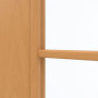 Detailansicht des Lichtausschnitts von GARANT Schiebetür Buche Exklusiv GCK08 mit Lichtausschnitt LA-3 Sprosse SP4