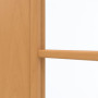 Detailansicht des Lichtausschnitts von GARANT Schiebetür Buche Exklusiv GCK08 mit Lichtausschnitt LA-4 bandseitig Sprosse SP10