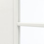 Detailansicht des Lichtausschnitts von GARANT Schiebetür Quer Authentic Bianco CePaL mit Lichtausschnitt LA-4 bandseitig Sprosse SP10