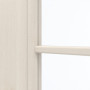 Detailansicht des Lichtausschnitts von GARANT Schiebetür Authentic Perl GCK08 mit Lichtausschnitt LA-4 mittig Sprosse SP10