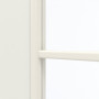 Detailansicht des Lichtausschnitts von GARANT Schiebetür 0135-60 Rain Resopal mit Lichtausschnitt LA-5 bandseitig Sprosse SP10