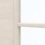 Detailansicht des Lichtausschnitts von GARANT Schiebetür Quer Authentic Perl CePaL mit Lichtausschnitt LA-5 bandseitig Sprosse SP10