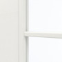 Detailansicht des Lichtausschnitts von GARANT Schiebetür Quer Authentic Bianco CePaL mit Lichtausschnitt LA-5 mittig Sprosse SP10