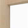 Detailansicht des Lichtausschnitts von GARANT Schiebetür Authentic Achat CePaL mit Lichtausschnitt LA-5 schlossseitig