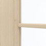 Detailansicht des Lichtausschnitts von GARANT Schiebetür Authentic Sand CePaL mit Lichtausschnitt LA-6 Sprosse SP10