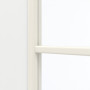 Detailansicht des Lichtausschnitts von GARANT Schiebetür U11209SD Edelweiß GHK08 mit Lichtausschnitt LA-6 Sprosse SP10