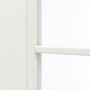 Detailansicht des Lichtausschnitts von GARANT Schiebetür Quer Authentic Bianco CePaL mit Lichtausschnitt LA-6 Sprosse SP2