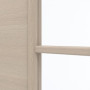 Detailansicht des Lichtausschnitts von GARANT Schiebetür Quer Authentic Akazie GCK08 mit Lichtausschnitt LA-6 Sprosse SP4