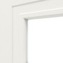 Detailansicht des Lichtausschnitts von Montana 6 LA 2 ClassicLine Weißlack Schiebetür - Hörmann
