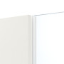 Detailansicht des Lichtausschnitts von Pure 1 Schlossseite ProLine Duradecor Verkehrsweiß RAL 9016 Schiebetür - Hörmann