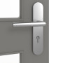 Detailansicht der Oberfläche von GARANT Wohnungseingangstür Matt Staubgrau 7037 G-TEC mit Lichtausschnitt LA-11