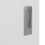 Detailansicht der Oberfläche von GARANT Feuchtraum-Schiebetür 0160-60 Silver Grey Resopal