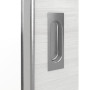Detailansicht der Oberfläche von GARANT Feuchtraum-Schiebetür Quer Authentic Grigio GCK08 mit Lichtausschnitt LA-3