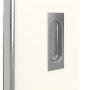 Detailansicht der Oberfläche von GARANT Feuchtraum-Schiebetür W980ST15 Platinweiß GHK08 mit Lichtausschnitt LA-6