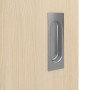 Detailansicht der Oberfläche von GARANT Feuchtraum-Schiebetür Authentic Sand GCK08 mit Lichtausschnitt LA-7