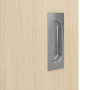 Detailansicht der Oberfläche von GARANT Feuchtraum-Schiebetür Authentic Sand GCK08 mit Lichtausschnitt LA-8
