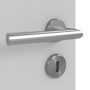 Detailansicht der Oberfläche von GARANT Feuchtraumtür D92-60 Dove Grey Resopal