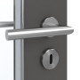 Detailansicht der Oberfläche von GARANT Feuchtraumtür 10622-60 Ebony Resopal mit Lichtausschnitt LA-2