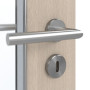 Detailansicht der Oberfläche von GARANT Feuchtraumtür Authentic Akazie GCK08 mit Lichtausschnitt LA-2