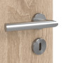 Detailansicht der Oberfläche von GARANT Feuchtraumtür Authentic Eiche GCK08 mit Lichtausschnitt LA-4 bandseitig