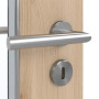 Detailansicht der Oberfläche von GARANT Feuchtraumtür Authentic Achat GCK08 mit Lichtausschnitt LA-6