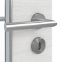 Detailansicht der Oberfläche von GARANT Feuchtraumtür Quer Authentic Grigio GCK08 mit Lichtausschnitt LA-6