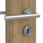 Detailansicht der Oberfläche von HÖRMANN Innentür Natureiche Duradecor ProLine mit Lichtausschnitt LA 11