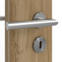 Detailansicht der Oberfläche von HÖRMANN Innentür Natureiche Duradecor ProLine mit Lichtausschnitt LA 7