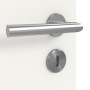 Detailansicht der Oberfläche von JELD-WEN Innentür Classic Brillantweiß ähnlich RAL 9016 ExpertLack mit Lichtausschnitt LÖ-72 mittig