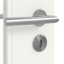 Detailansicht der Oberfläche von JELD-WEN Innentür Classic Brillantweiß ähnlich RAL 9016 ExpertLack mit Lichtausschnitt LÖ-72 schlossseitig