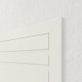 geschlossene Detailansicht von Innentür-Set Cofi 14 reverse Weißlack RAL 9016 mit Zarge und Drücker - Deine Tür