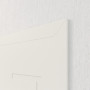 geschlossene Detailansicht von Innentür-Set Cofi 17 reverse Weißlack RAL 9016 mit Zarge und Drücker - Deine Tür