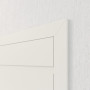 geschlossene Detailansicht von Innentür-Set Cofi 18 reverse Weißlack RAL 9016 mit Zarge und Drücker - Deine Tür