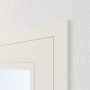 geschlossene Detailansicht von Innentür-Set Cofi 30 LA-01 reverse Weißlack RAL 9016 mit Zarge und Drücker - Deine Tür