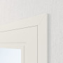 geschlossene Detailansicht von Innentür-Set Cofi 35 LA-03 reverse Weißlack RAL 9016 mit Zarge und Drücker - Deine Tür